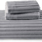 Flanell-Bettwäsche-Set mit Streifenmuster