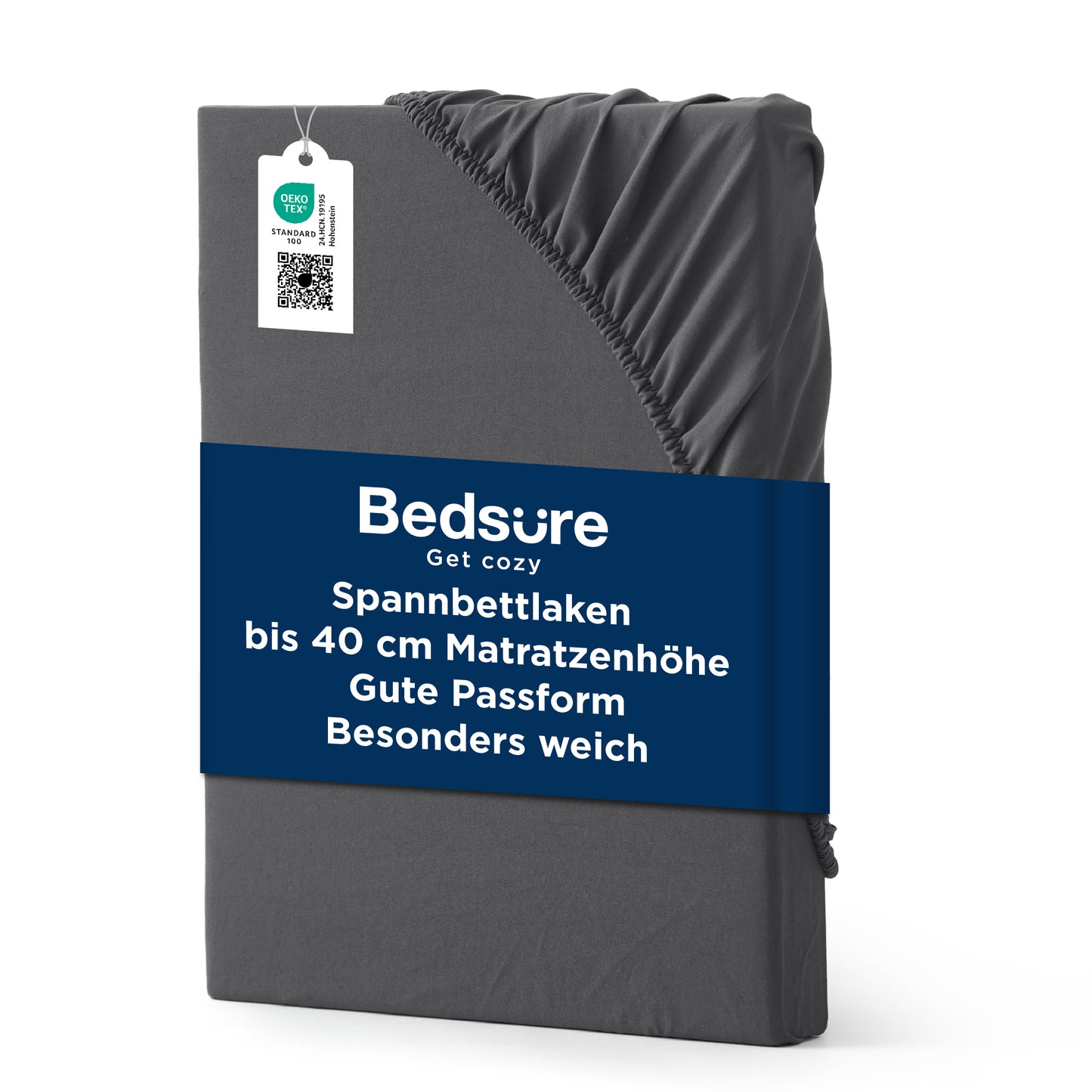 Vorgewaschenes Spannbettlaken
