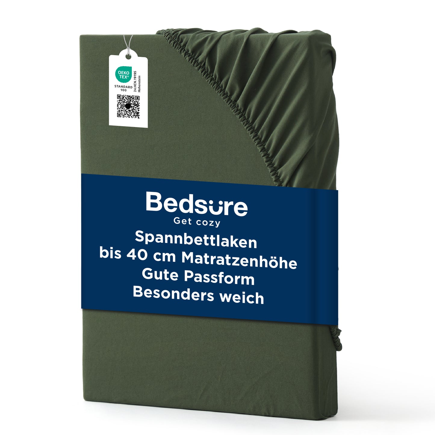 Vorgewaschenes Spannbettlaken