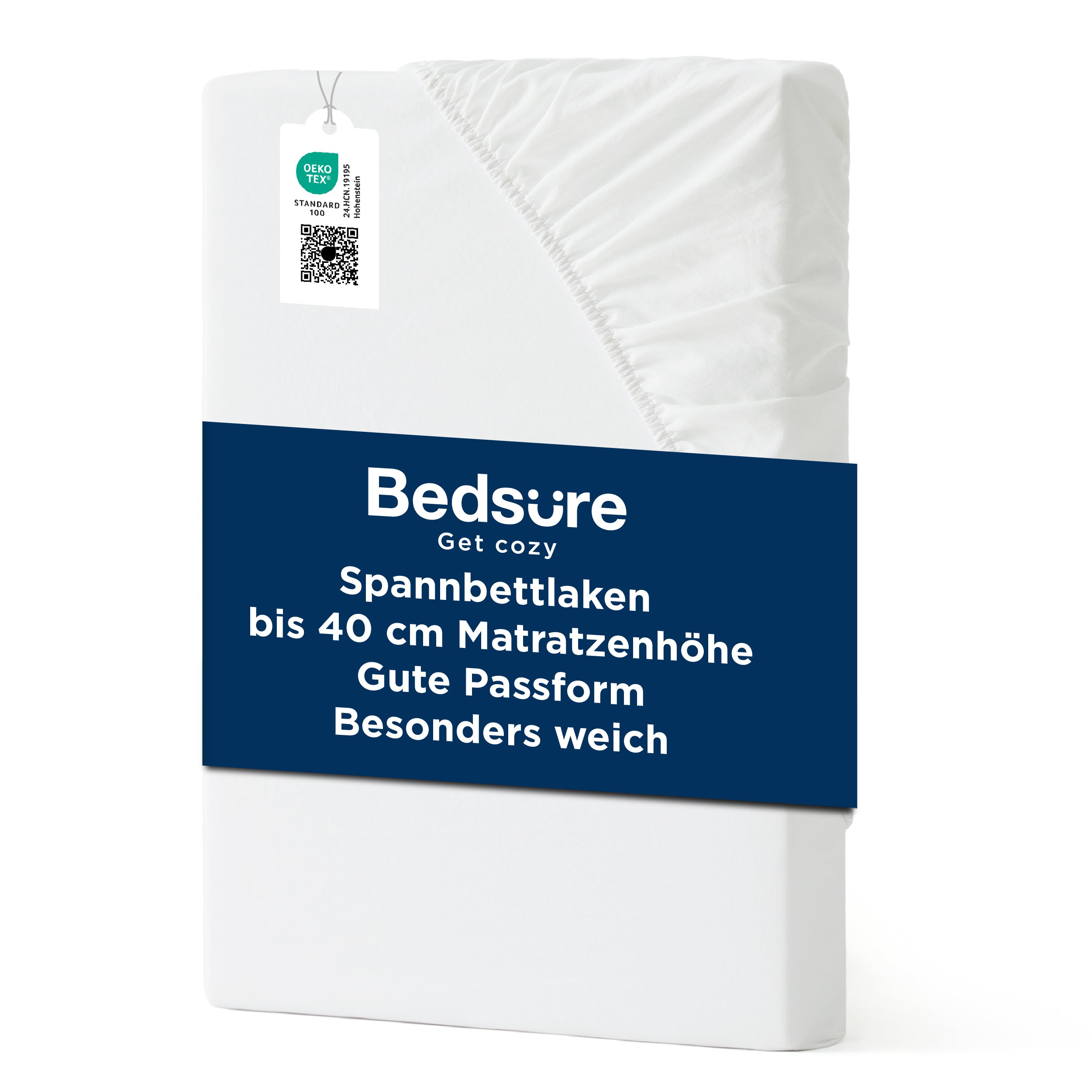 Vorgewaschenes Spannbettlaken