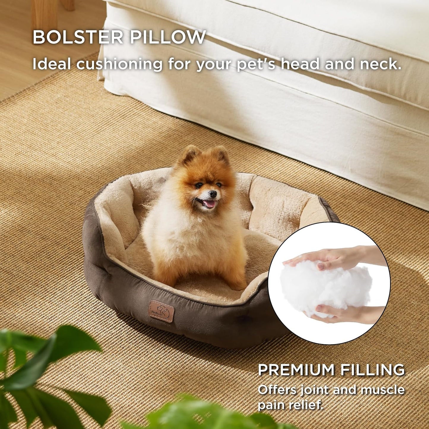 Rundes Flanell-Katzenbett
