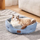 Rundes Flanell-Katzenbett