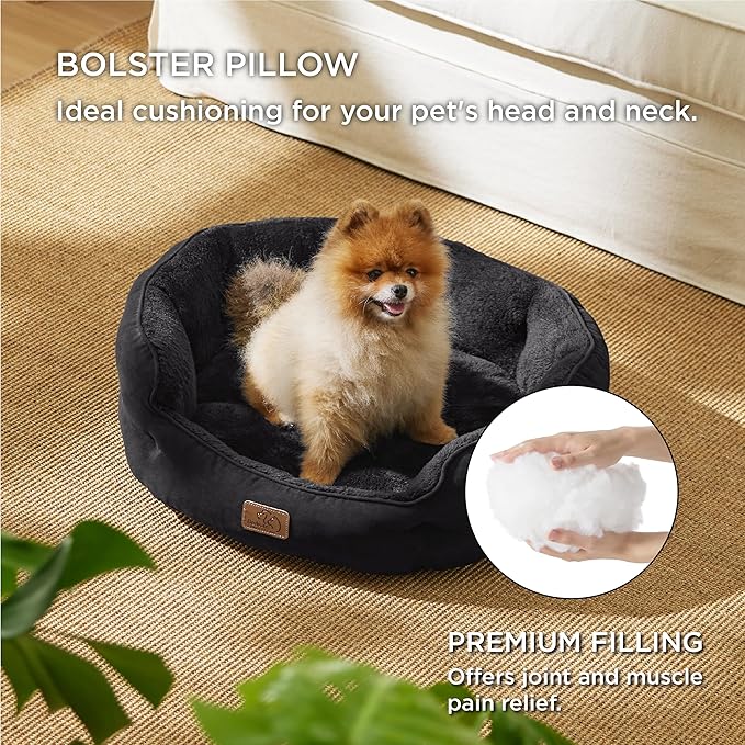 Rundes Flanell-Katzenbett