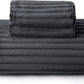 Flanell-Bettwäsche-Set mit Streifenmuster