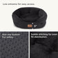 Rundes Flanell-Katzenbett