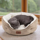 Rundes Flanell-Katzenbett