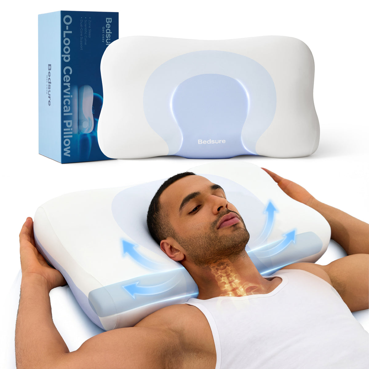O-Form Nackenstützkissen