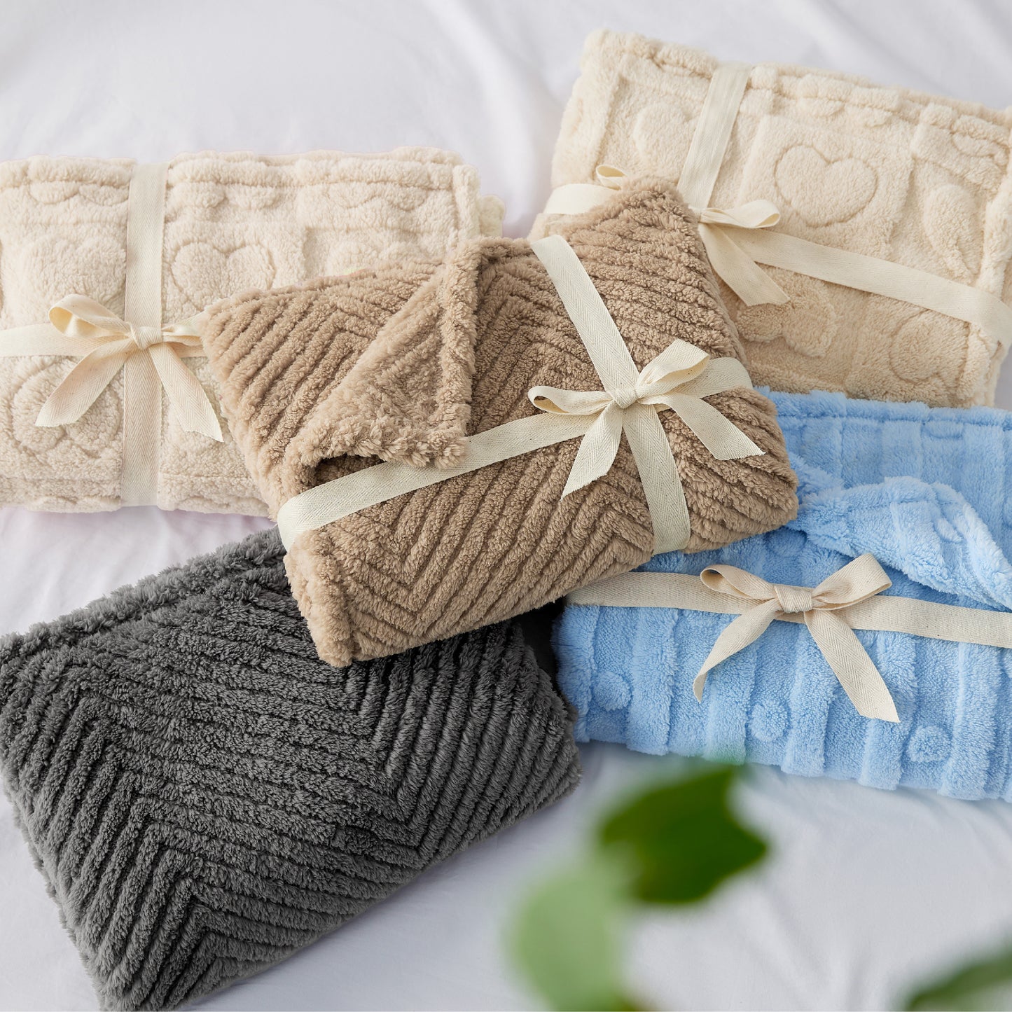 Jacquard Fleece Haustierdeckecke