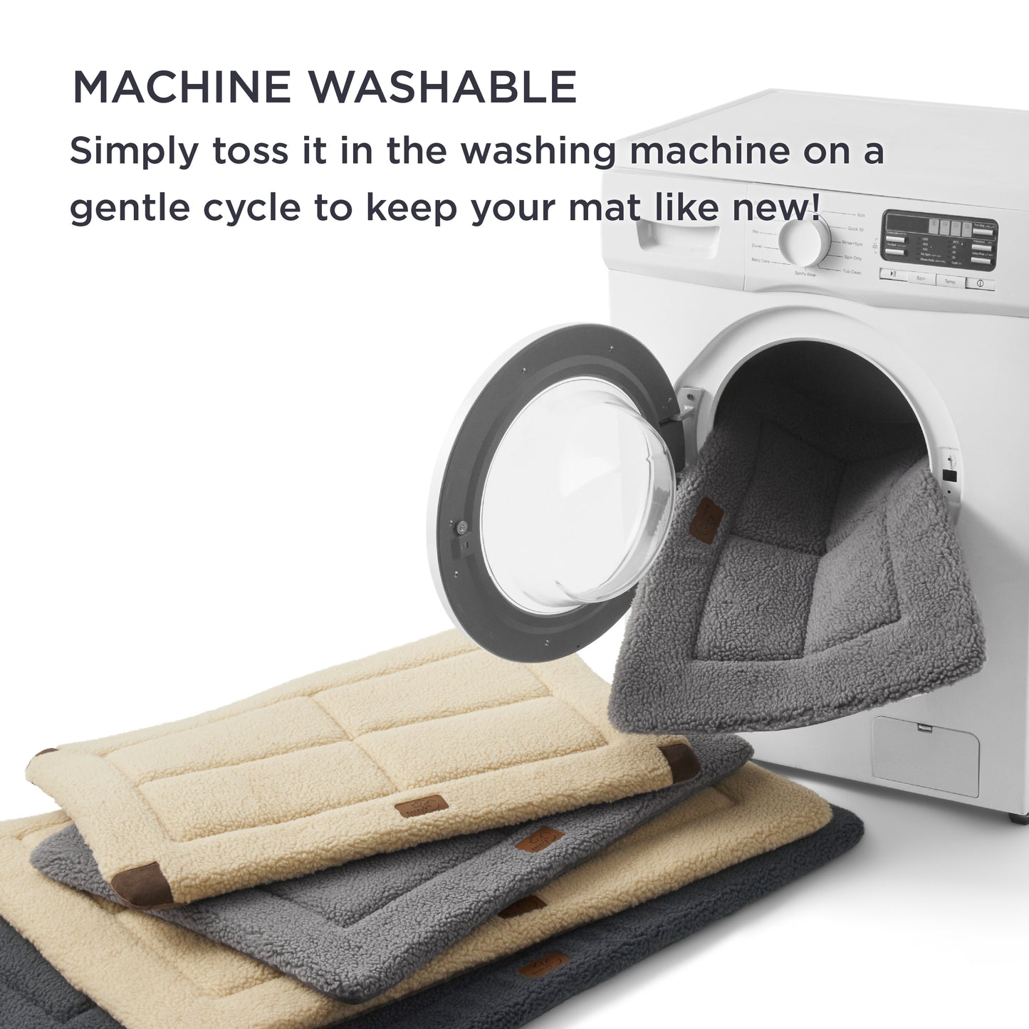 Fleece-Schaumstoff-Haustiermatte