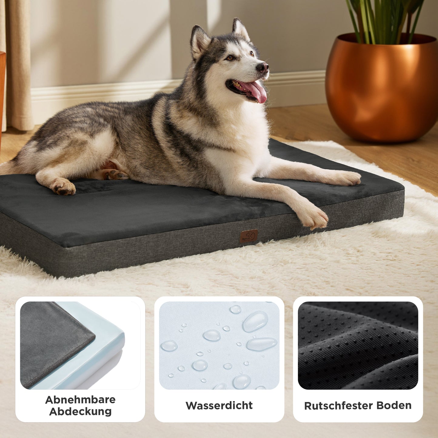 Orthopädisches Hundebett Mit Memory-Schaum