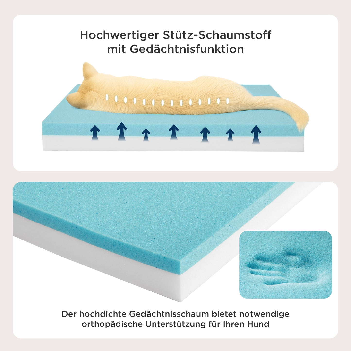 Orthopädisches Hundebett Mit Memory-Schaum