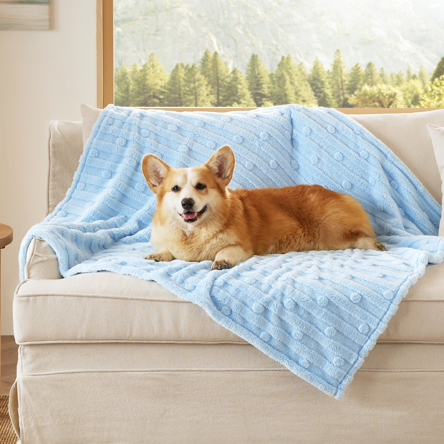 Jacquard Fleece Haustierdeckecke