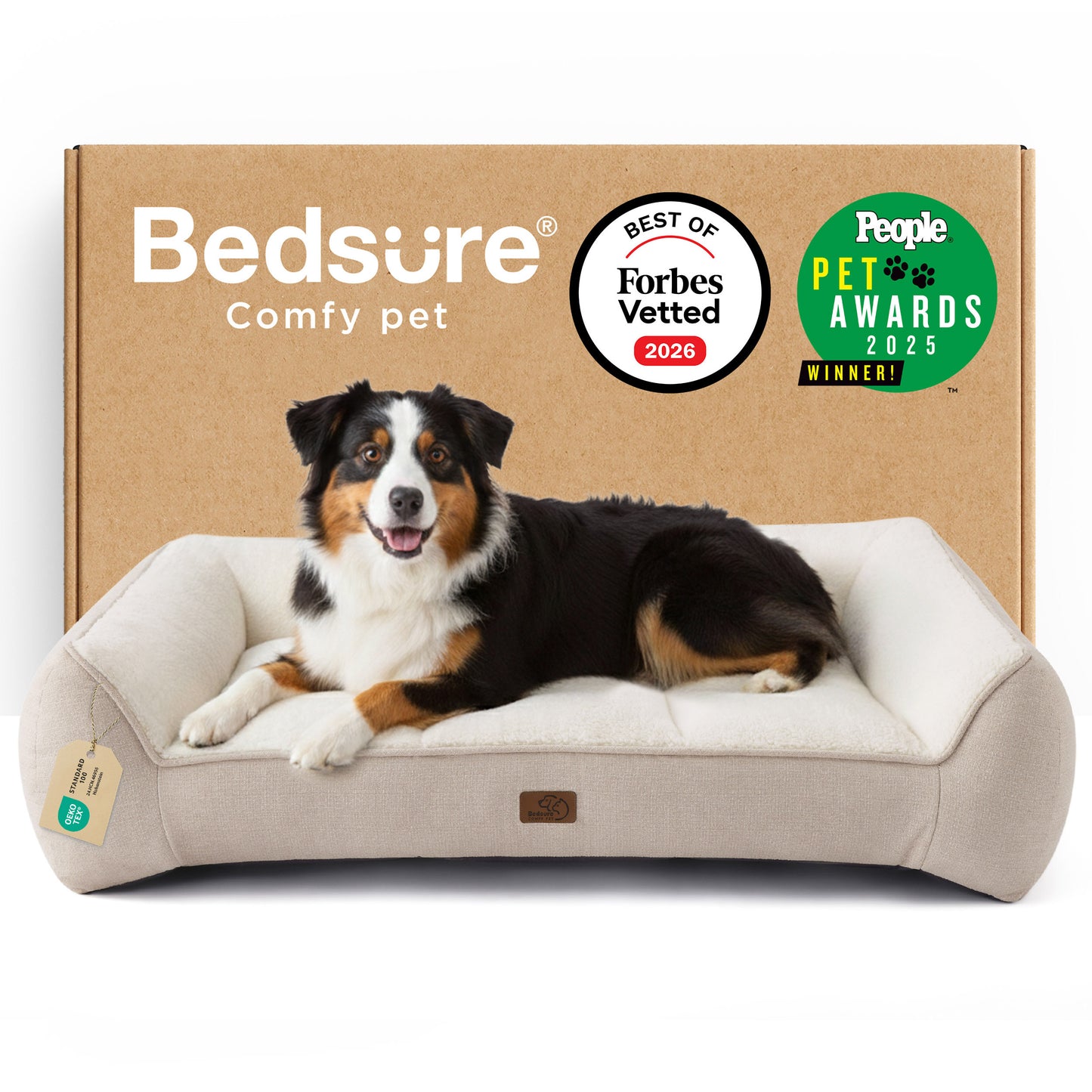 Stützende Hundecouch