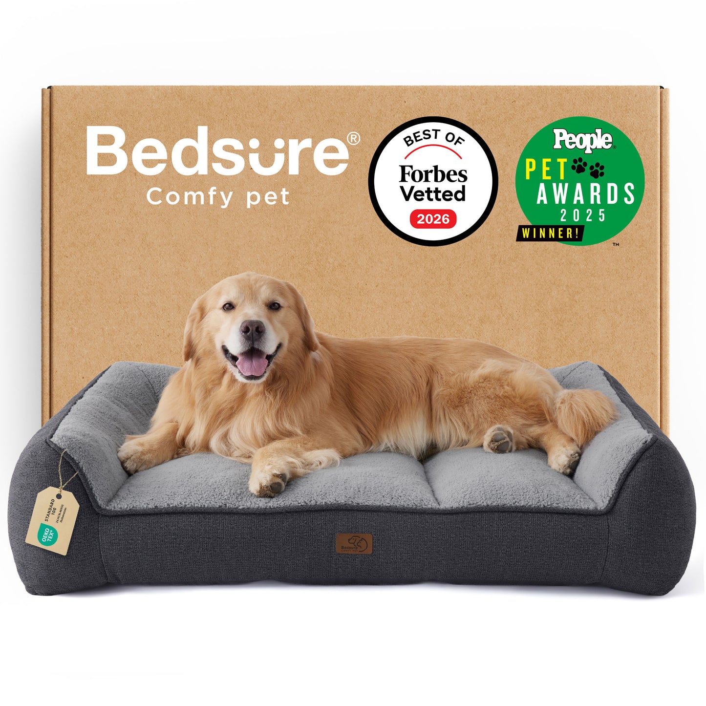 Stützende Hundecouch