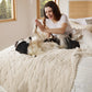 Jacquard Fleece Haustierdeckecke