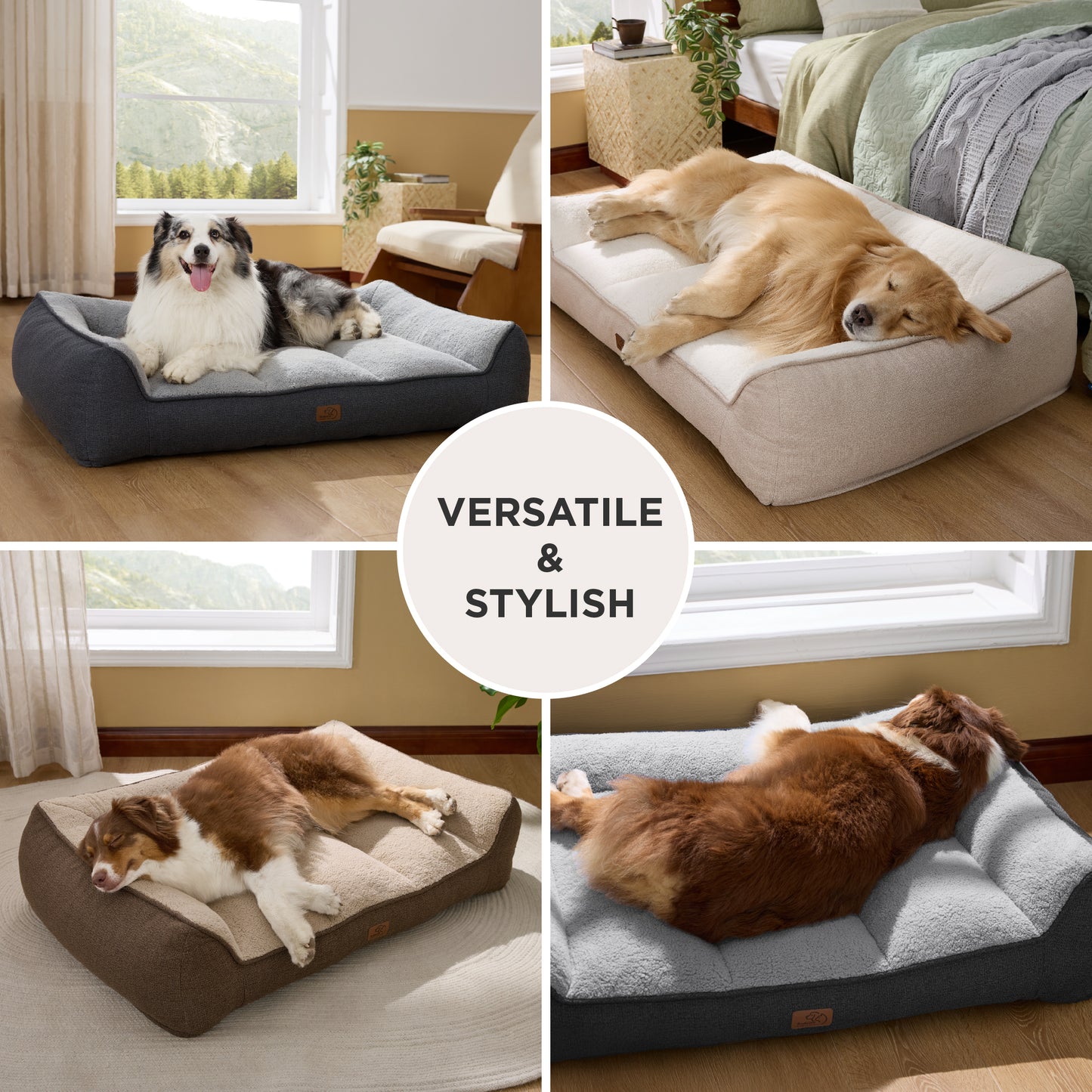 Stützende Hundecouch